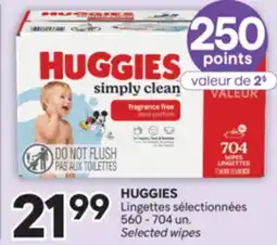 Brunet HUGGIES Lingettes sélectionnées offer
