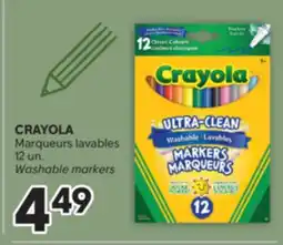 Brunet CRAYOLA Marqueurs lavables offer