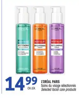 Uniprix L'ORÉAL PARIS Soins du visage sélectionnés/Selected facial care products offer
