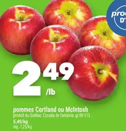 Marche Ami POMMES CORTLAND OU MCINTOSH offer