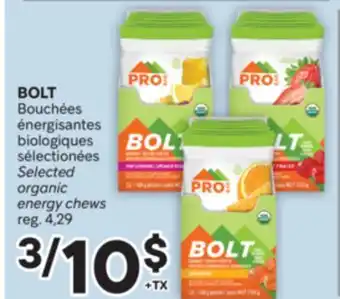 Brunet BOLT Bouchées énergisantes biologiques sélectionées offer
