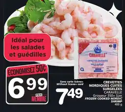 Marches Tradition CARAVELLE Grosseur 350+ Size FROZEN COOKED NORDIC SHRIMP offer