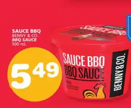 Marches Tradition BENNY & CO. BBQ SAUCE offer