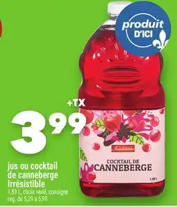 Marche Ami JUS OU COCKTAIL DE CANNEBERGE IRRÉSISTIBLE offer