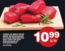 Marches Tradition BEEF CUBES FOR BEEF FOR BROCHETTES offer