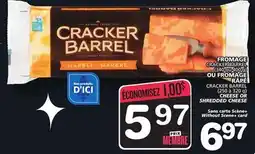 Marches Tradition CRACKER BARREL CHEESE OR SHREDDED CHEESE offer