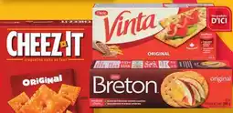 Marches Tradition DARE VINTA, BRETON, VINTA, BRETON, CRISPS LÉGUMES KELLOGG'S CHEEZ-IT (191 or 200 g) CRACKERS offer
