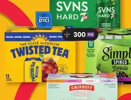 Marches Tradition TWISTED TEA, SVNS HARD 7-UP, SMIRNOFF ICE OR SIMPLY SPIKED ALCOHOLIC MALT BEVERAGE offer