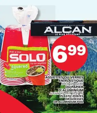 Marches Tradition ALCAN (45 cm x 10,07 m) PLASTIC PLATES OR GLASSES OR ALUMINIUM FOIL offer