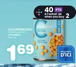 Marches Tradition COMPLIMENTS LEGUMES offer