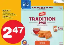 Marches Tradition BISCUITS LECLERC 1905 VITAL, PRAEVENTIA COOKIES offer