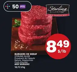 Marches Tradition STERLING SILVER BEEF BURGERS offer
