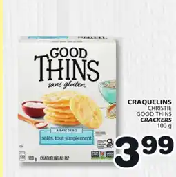 Marches Tradition CHRISTIE GOOD THINS CRACKERS offer
