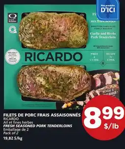 Marches Tradition RICARDO FRESH SEASONED PORK TENDERLOINS offer