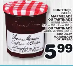 Marches Tradition BONNE MAMAN JAM, JELLY, MARMALADE OR SPREAD offer