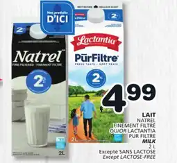 Marches Tradition NATREL FINEMENT FILTRÉ LACTANTIA PUR FILTRE PUR FILTRE MILK offer