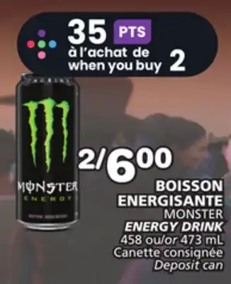 Marches Tradition MONSTER ENERGY DRINK offer