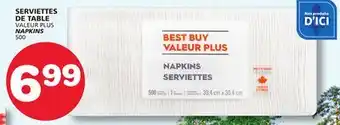 Marches Tradition VALEUR PLUS NAPKINS offer
