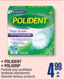 Jean Coutu POLIDENT, POLIGRIP Selected denture products offer