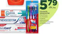 Proxim COLGATE, SENSODYNE Selected toothpastes or toothbrushes offer
