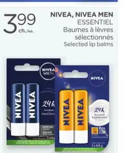 Proxim NIVEA, NIVEA MEN ESSENTIEL Selected lip balms offer
