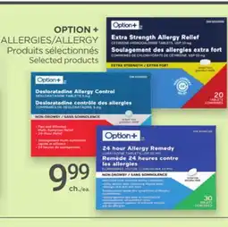 Proxim OPTION + ALLERGY Selected products offer