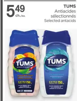 Proxim TUMS Selected antacids offer