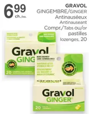 Proxim GRAVOL GINGER Antinauseant offer