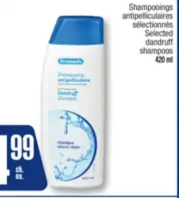 Jean Coutu PERSONNELLE Selected dandruff shampoos offer