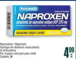 Jean Coutu PERSONNELLE Naproxen For muscle and joint pain relief Caplets offer