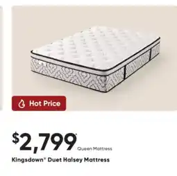 Dormez Vous Kingsdown Duet Halsey Mattress offer