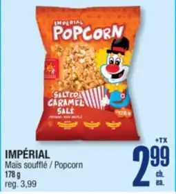 Jean Coutu IMPÉRIAL Popcorn offer