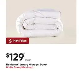 Dormez Vous Fieldcrest Luxury Microgel Duvet offer