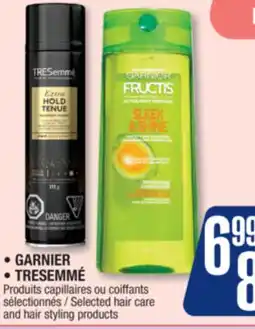Jean Coutu GARNIER, TRESEMMÉ Selected hair care and hair styling products offer