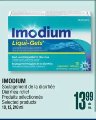 Jean Coutu IMODIUM Diarrhea relief offer