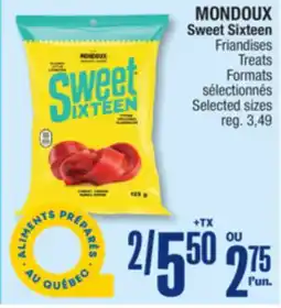 Jean Coutu MONDOUX Sweet Sixteen Treats Selected sizes offer