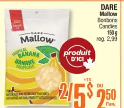 Jean Coutu DARE Mallow Bonbons Candies offer