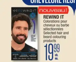 Jean Coutu REWIND IT Selected hair and beard colouring products offer