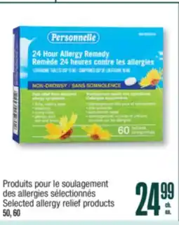 Jean Coutu PERSONNELLE Selected allergy relief products offer
