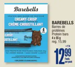 Jean Coutu BAREBELLS Protein bars offer