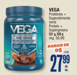 Jean Coutu VEGA Protein + Supergreens offer