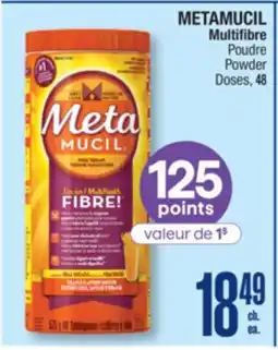 Jean Coutu METAMUCIL Multifibre Powder offer
