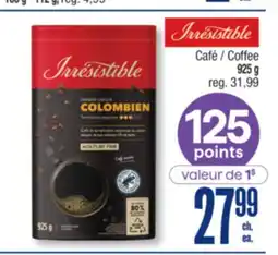 Jean Coutu Irresistible Coffee offer