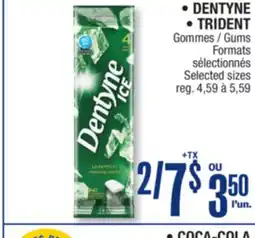 Jean Coutu DENTYNE, TRIDENT Gums Selected sizes offer