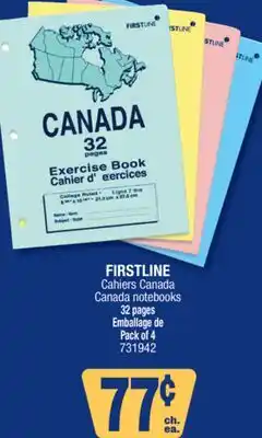 Jean Coutu FIRSTLINE Canada notebooks offer