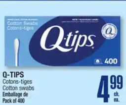 Jean Coutu Q-TIPS Cotton swabs offer