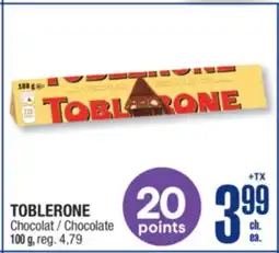 Jean Coutu TOBLERONE Chocolate offer