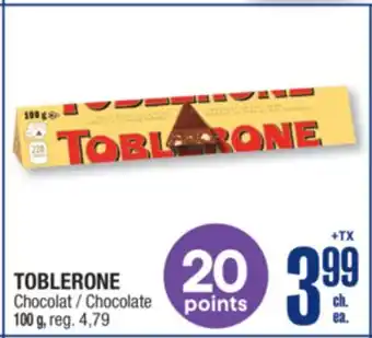 Jean Coutu TOBLERONE Chocolate offer