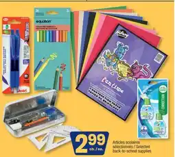 Jean Coutu Selected back-to-school supplies offer