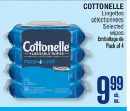 Jean Coutu COTTONELLE Selected wipes offer